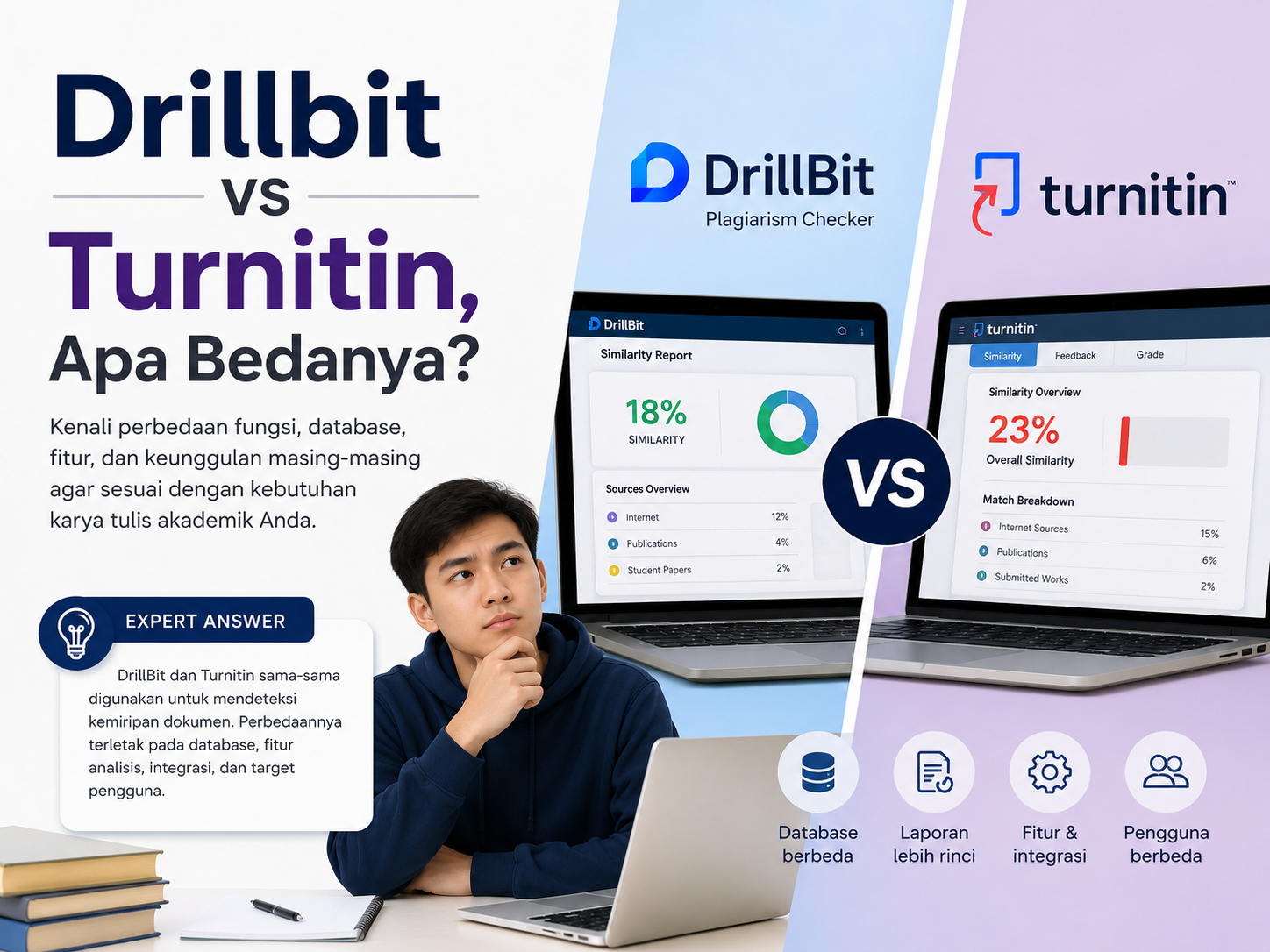 DrillBit vs Turnitin, Apa Bedanya?