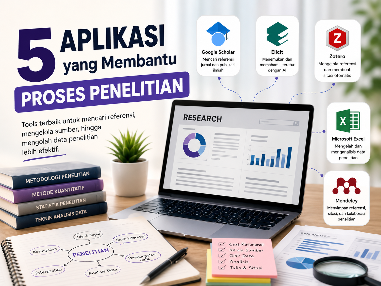 5 Aplikasi yang Membantu Proses Penelitian