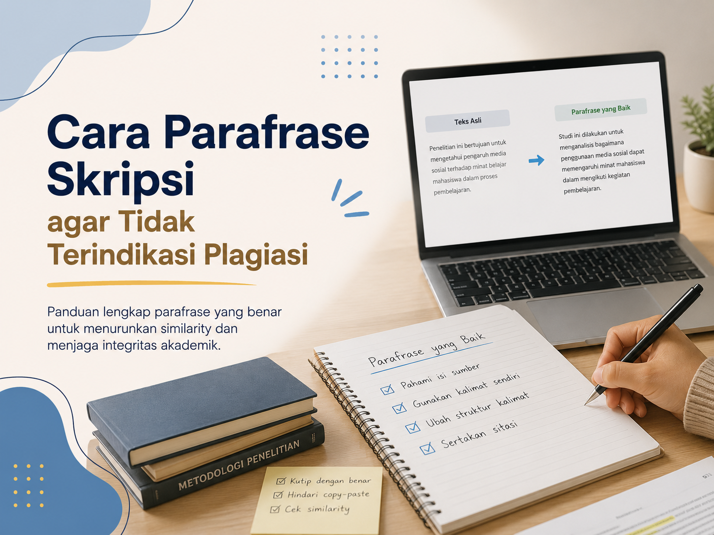 Cara Parafrase Skripsi agar Tidak Terindikasi Plagiasi