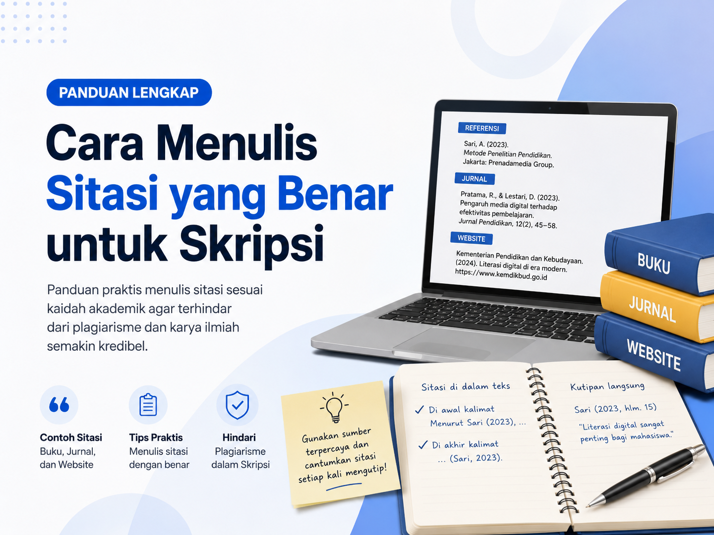 Cara Menulis Sitasi yang Benar untuk Skripsi