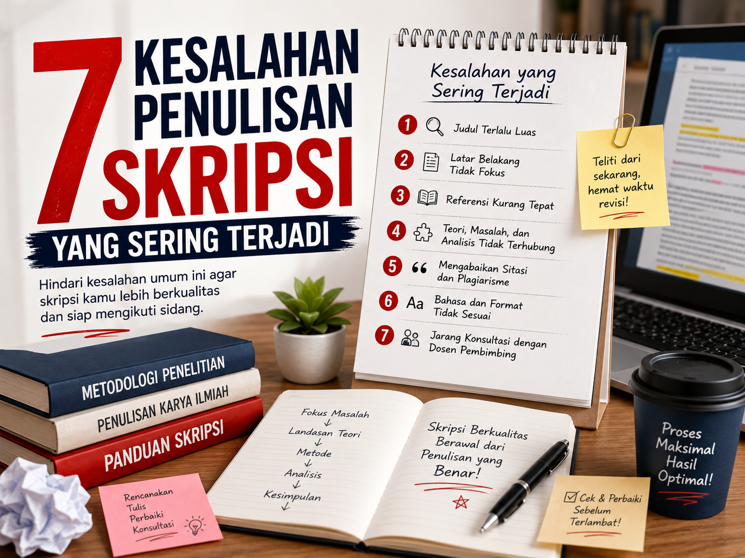 7 Kesalahan Penulisan Skripsi yang Sering Terjadi
