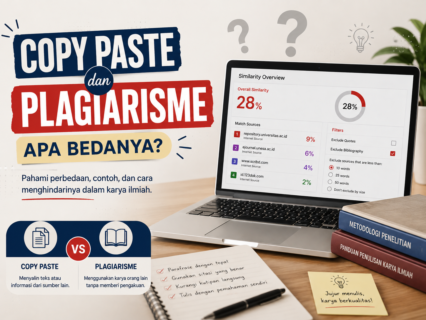 Copy Paste dan Plagiarisme, Apa Bedanya?