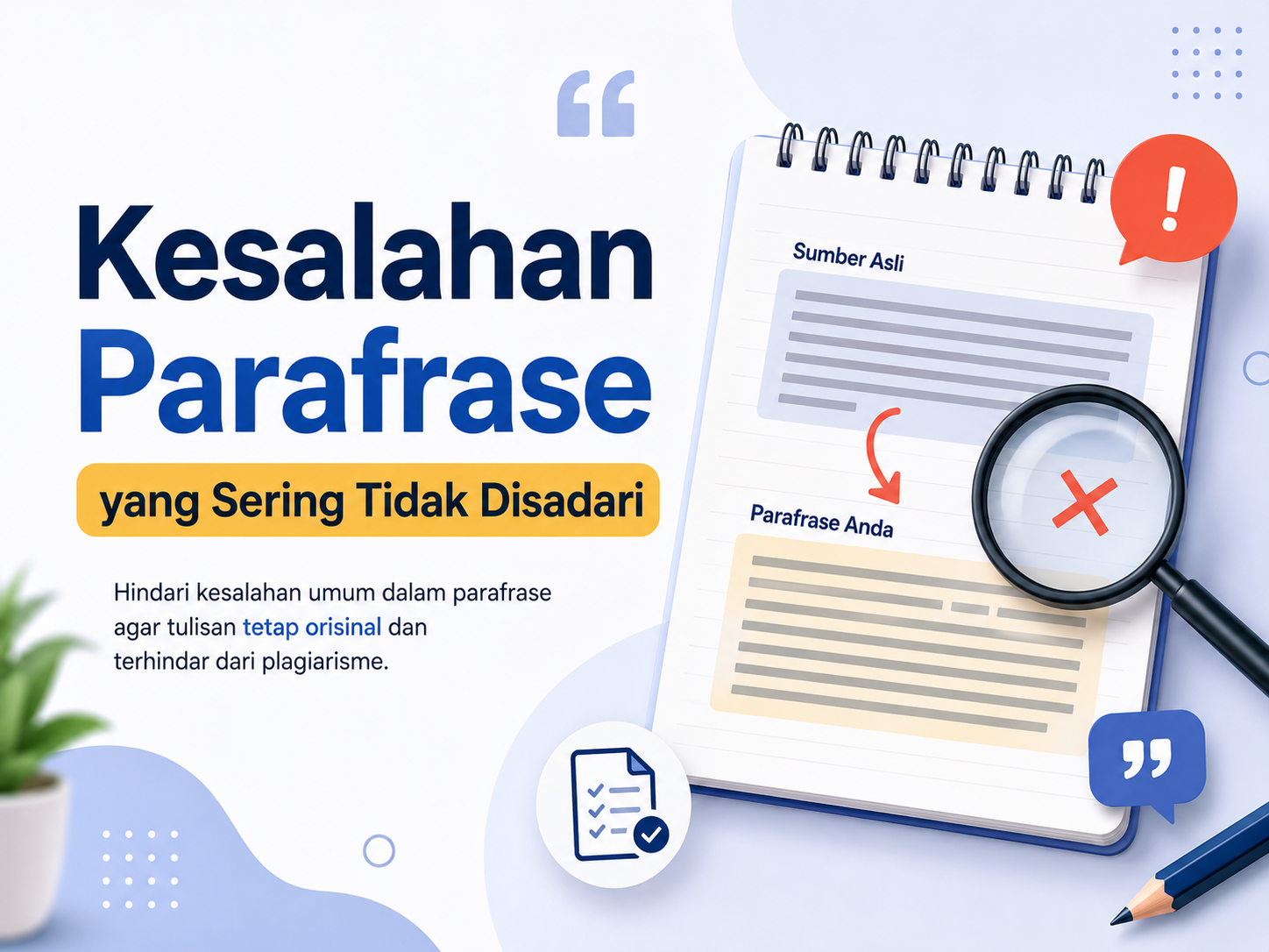 Kesalahan Parafrase yang Sering Tidak Disadari
