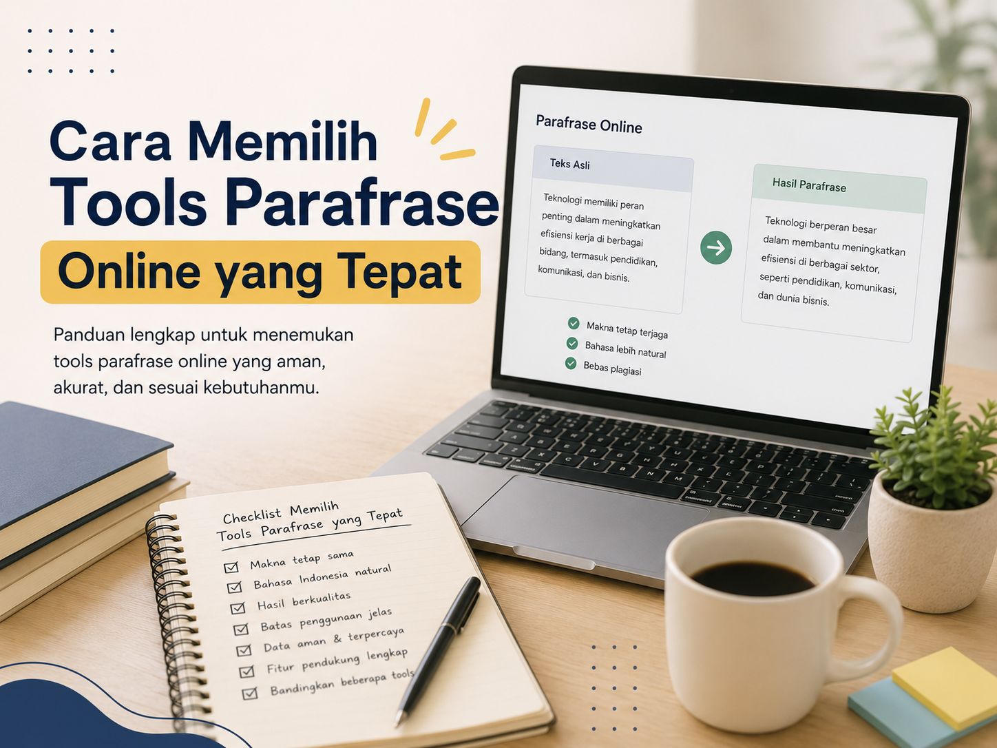 Cara Memilih Tools Parafrase Online yang Tepat