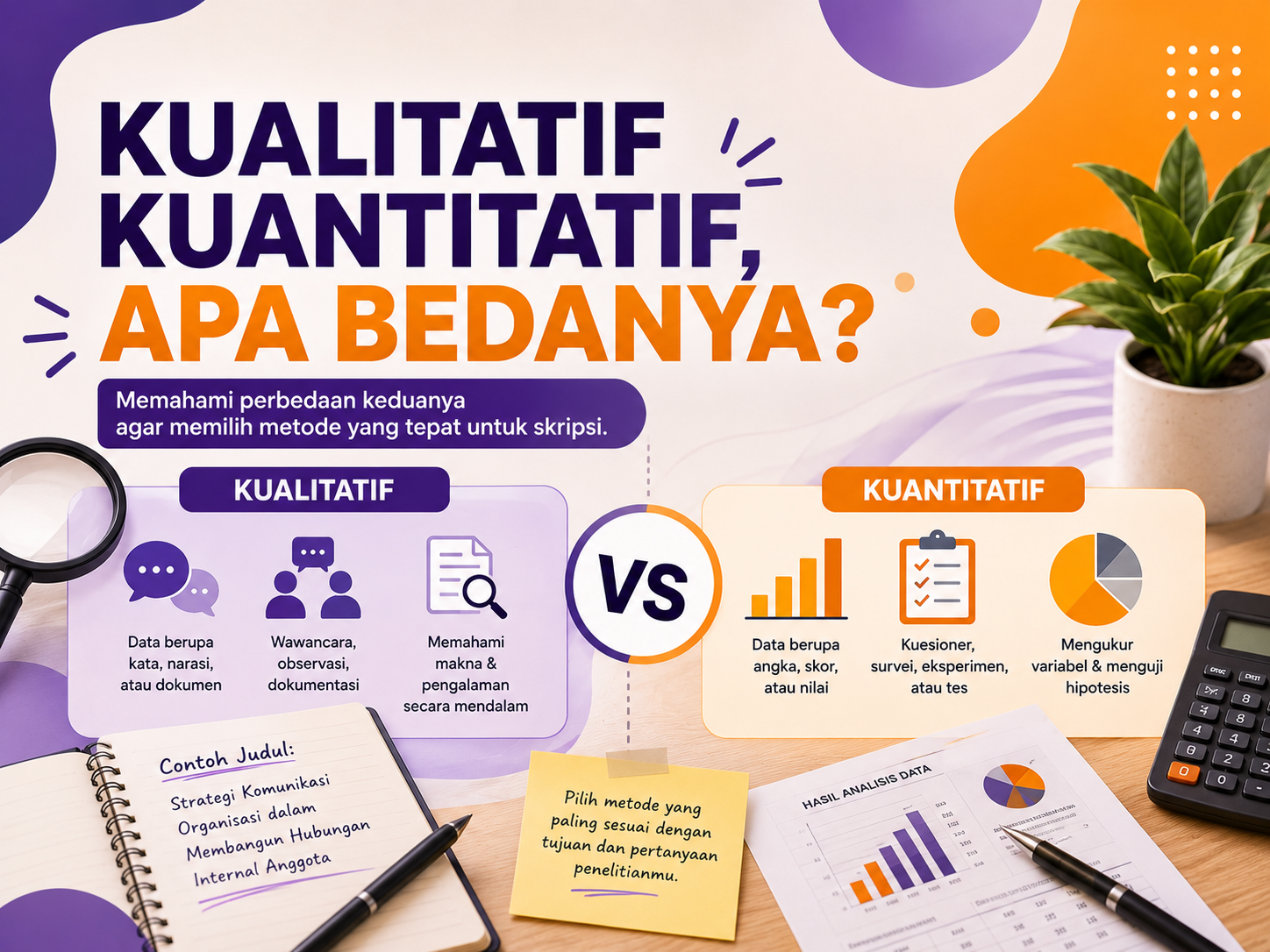 Kualitatif dan Kuantitatif, Apa Bedanya?