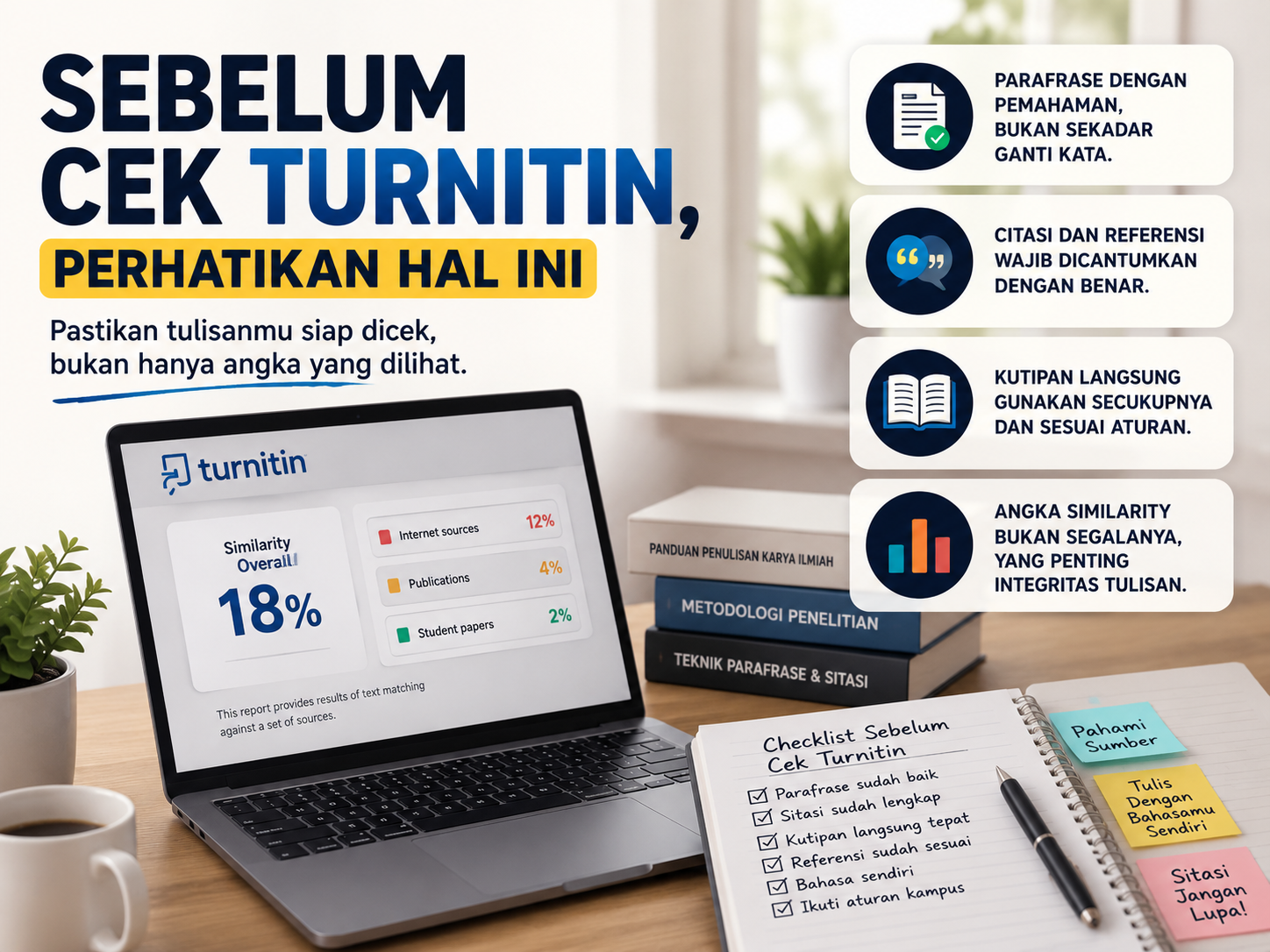 Sebelum Cek Turnitin, Perhatikan Hal Ini